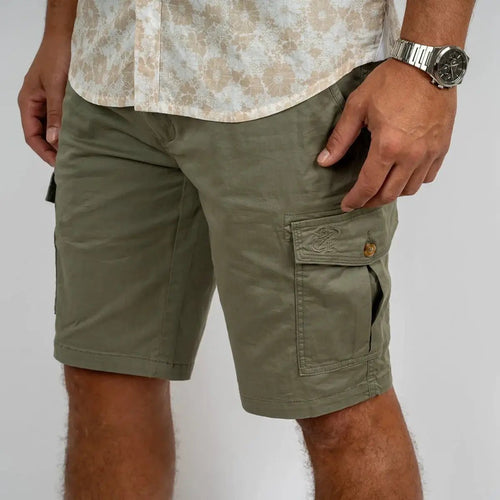 Bermuda cargo kaki pour homme Blacks Legend