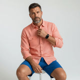 Bermuda coupe chino bleu roi pour homme BACK TO LEGEND