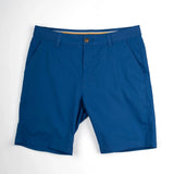 Bermuda coupe chino bleu roi pour homme BACK TO LEGEND (vêtement à plat de face)
