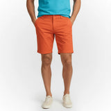 Bermuda coupe chino orange pour homme BACK TO LEGEND