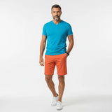Bermuda coupe chino orange pour homme BACK TO LEGEND