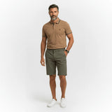 Bermuda coupe chino vert amande pour homme BACK TO LEGEND