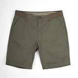 Bermuda coupe chino vert amande pour homme BACK TO LEGEND (vêtement à plat de face)