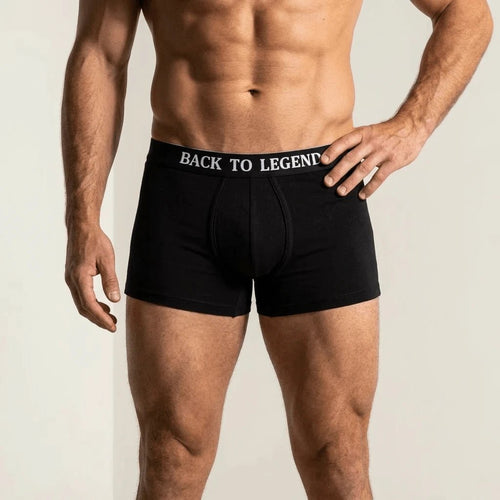 Caleçon boxer noir - BACK TO LEGEND