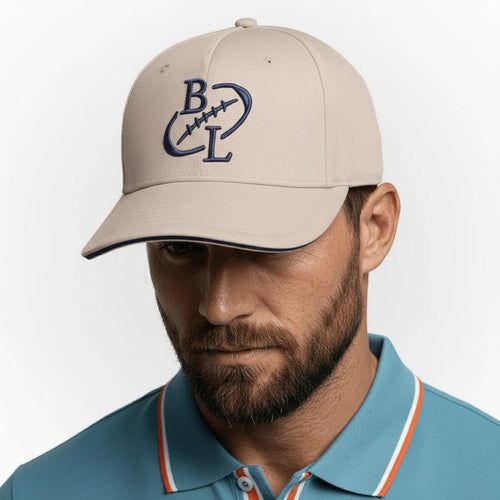 Casquette blanche signature rugbystique BACK to LEGEND