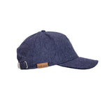 Casquette bleue en laine Blacks Legend 1868 (Vue de profil)