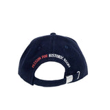 Casquette bleu marine en feutrine - Passion for Historic Rugby (vue arrière)