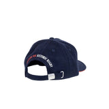 Casquette bleu marine en feutrine - Passion for Historic Rugby (vue de profil)