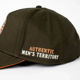 Casquette kaki BL BACK to LEGEND (vue de profil)