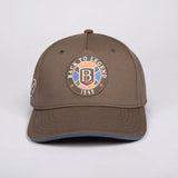 Casquette kaki signature BACK to LEGEND (vue de face)