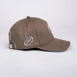 Casquette kaki signature BACK to LEGEND (vue de profil droit)