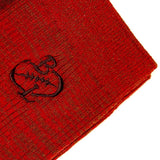 Chaussettes rouges pour hommes Blacks Legend (zoom broderie)