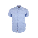 Chemise bleu clair en lin chiné Blacks Legend