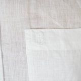 Chemise Homme à manches longues blanche en lin BACK to LEGEND (zoom sur la poche poitrine)