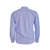 Chemise manches longues bleu marine à rayures Blacks Legend (Vue de dos)