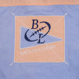 Chemise manches longues multicolore asymétrique BACK to LEGEND (zoom broderie)