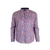 Chemise légère bleue fleurie à manches longues - Blacks Legend