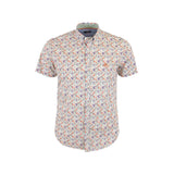 Chemise orange imprimé fleuri multicolore Blacks Legend