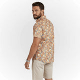Chemisette à fleurs rose pour Homme Blacks Legend
