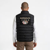 Doudoune homme sans manche noire Barbarians - BACK TO LEGEND