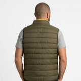 Doudoune sans manches kaki pour homme BACK TO LEGEND