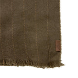 Écharpe rayée kaki Blacks Legend (Détails des finitions)