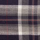 Écharpe tissée bleu marine à carreaux Blacks Legend (Zoom tissu)