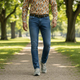 Jeans homme droit bleu délavé Blacks Legend