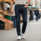 Jeans Homme bleu foncé délavé Blacks Legend