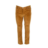 Pantalon 5 poches marron en velours