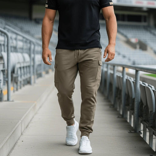 Pantalon de jogging cargo kaki pour Homme Blacks Legend