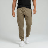 Pantalon de jogging cargo kaki pour Homme Blacks Legend (vue de face)