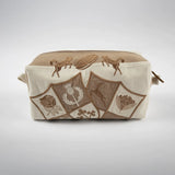 Pochette de voyage BARBARIANS multi-usage bicolore blanc/écru