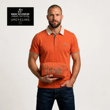 Pochette multi usage upcyclée orange - BACK TO LEGEND