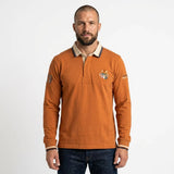 Polo XV Barbarians orange touché peau de pêche BACK TO LEGEND