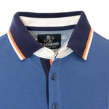 olo bleu indigo finitions contrastées Blacks Legend (Zoom sur le col)