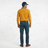 Polo jaune toucher peau de pêche pour hommes BACK TO LEGEND