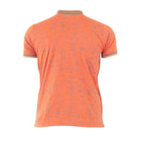 Polo orange imprimé tropical Blacks Legend (Vue de dos)