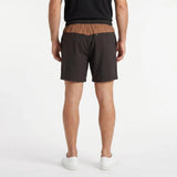 Short de bain BACK TO LEGEND bicolore marron/noir pour homme