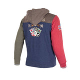 Sweat à capuche Barbarians multi-nation (vue de 3/4 arrière)