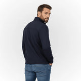 Sweat zippé bleu marine en néoprène BACK to LEGEND (vue de dos)