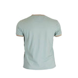 T-shirt Homme vert amande col V (vue de dos)
