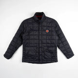 Veste matelassée bleu marine pour hommes BACK TO LEGEND (vêtement à plat de face)