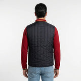 Veste homme sans manches matelassée bleu marine BACK TO LEGEND