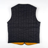 Veste homme sans manches matelassée bleu marine BACK TO LEGEND (vêtement à plat de dos)