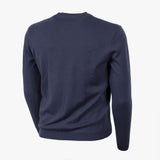Pull bleu marine col V