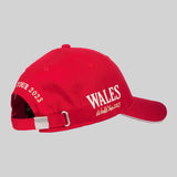 Casquette rouge Barbarians PAYS DE GALLES - Blacks Legend (Vue arrière)