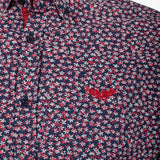 Chemise à Petites Fleurs A612CL69-BL8-S - Blacks Legend