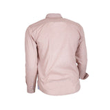 Chemise beige imprimé géométrique à manches longues (Vue dos)