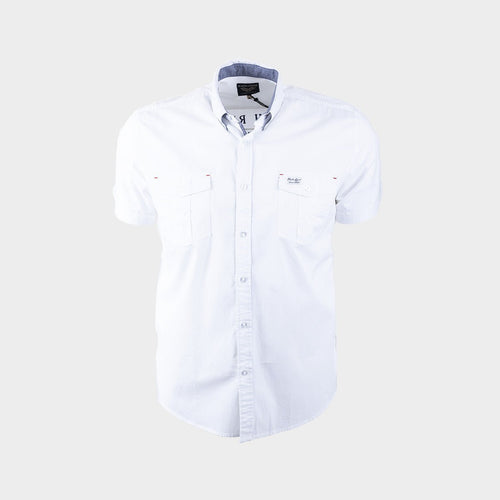 chemise manches courtes coach white A122CC07-WH1-S#41351 - Blacks Legend